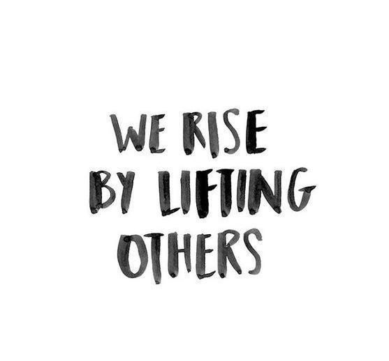 We rise