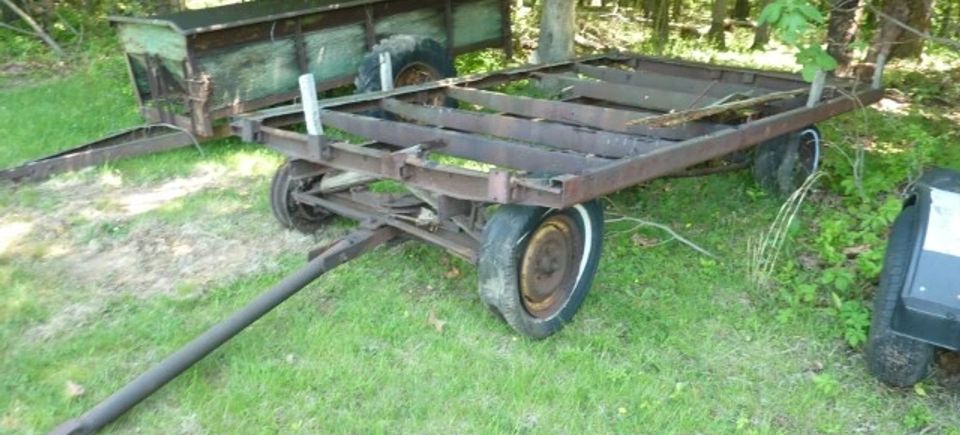 Antique trailer body up for auction at Kauffman Bros. Auctions