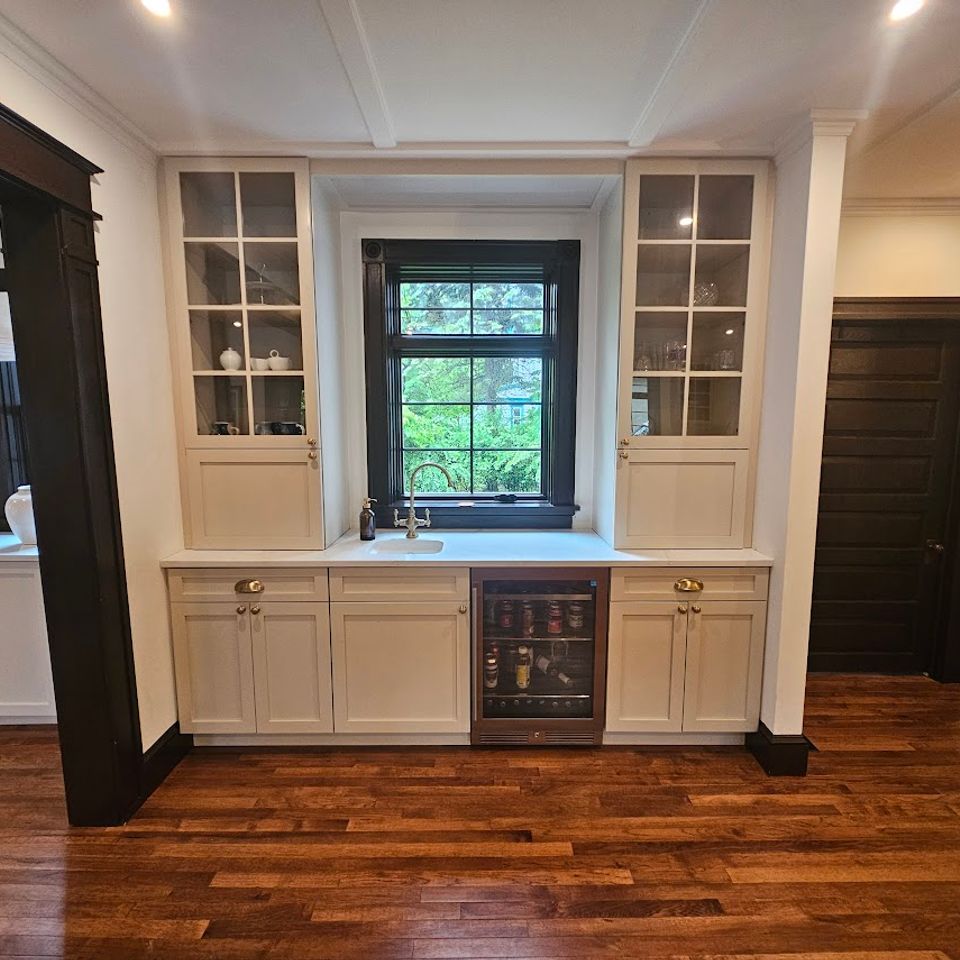 Main Line Kitchen Expansion with Coffee Bar