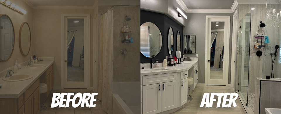 Beforeafter bathroom