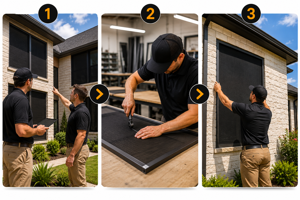 Michael solar screen process