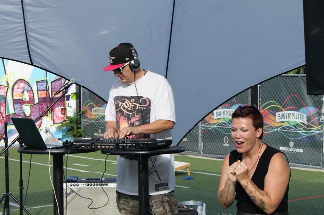 Tropical Waffle and ASL interpreter