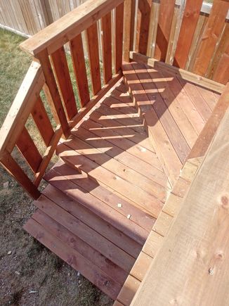 Deck steps