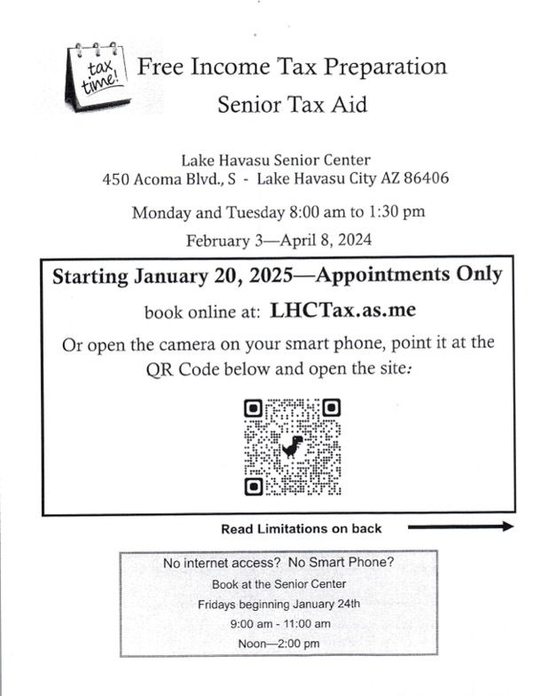 Senior tax prep class
