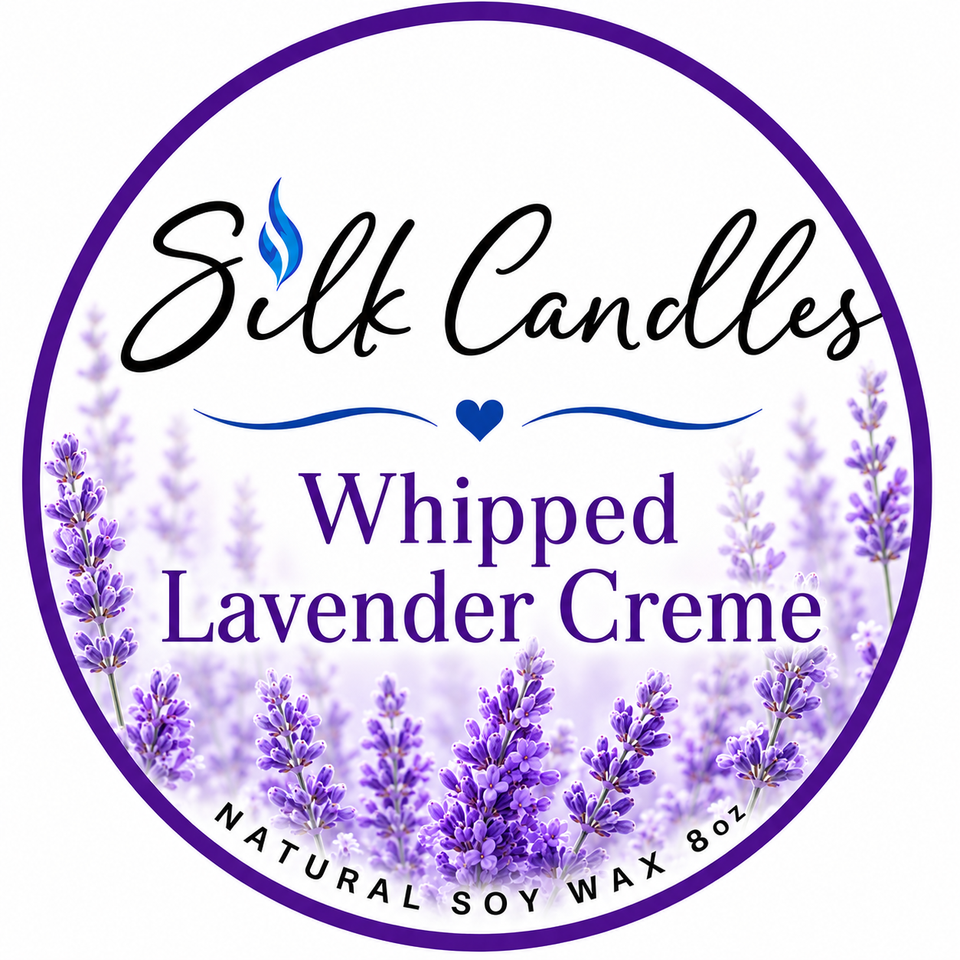 Whipped lavender creme color label