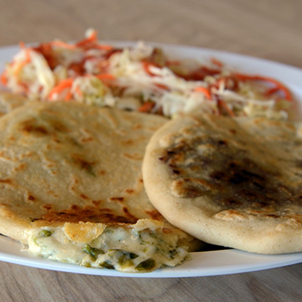 Authentic pupusas