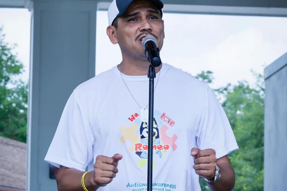 Speaker at autism fest
