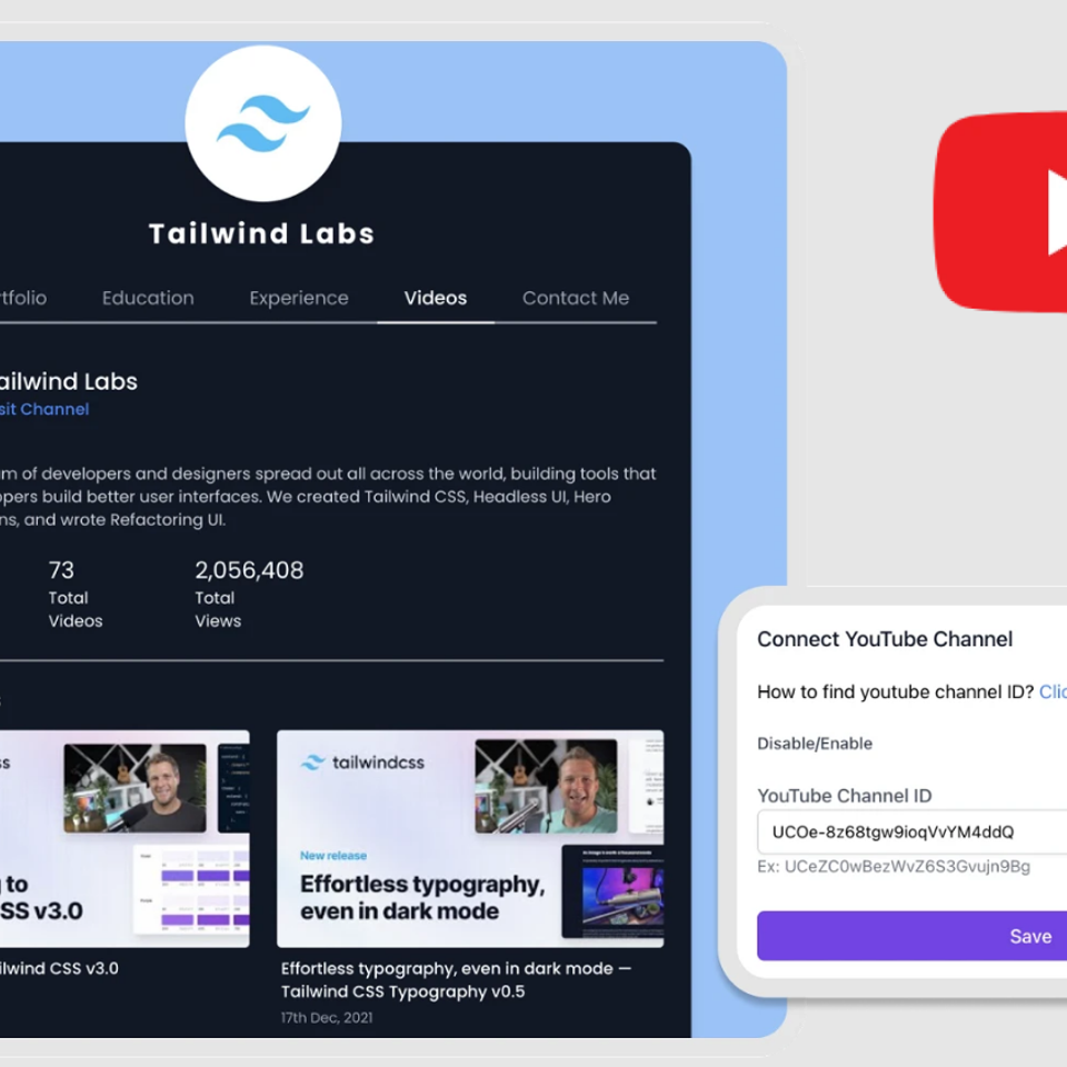 Digital business cards   youtube 20png
