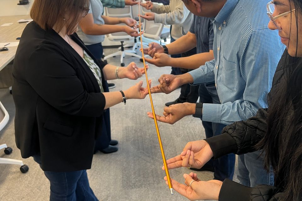 People doing an activity