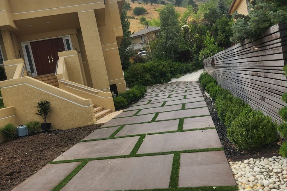 Custom sidewalk
