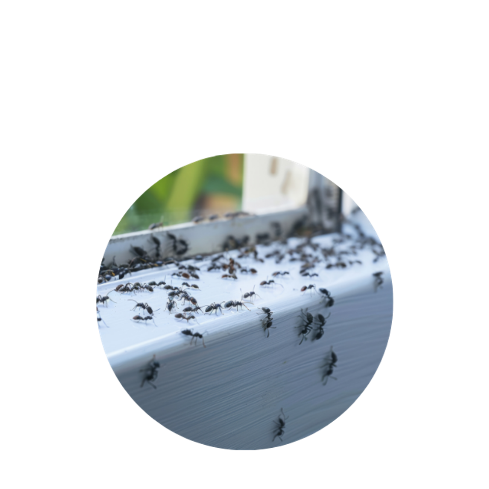 Ants circle lanser pest solutions