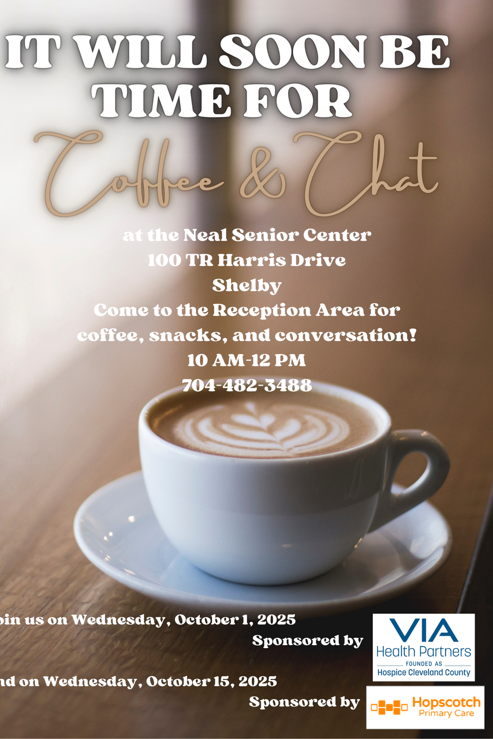 Poster lobby coffee   chat october