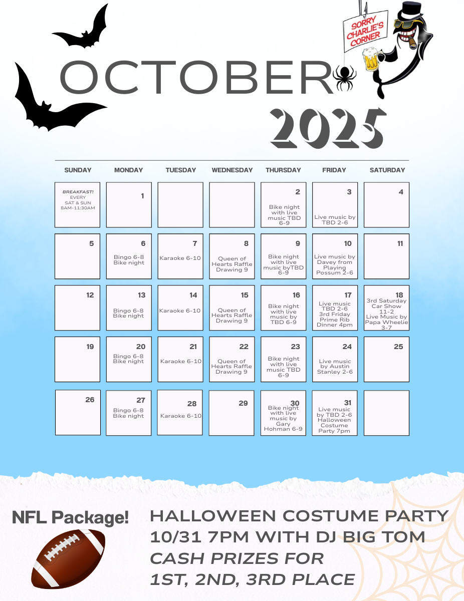 Oct calendar sc