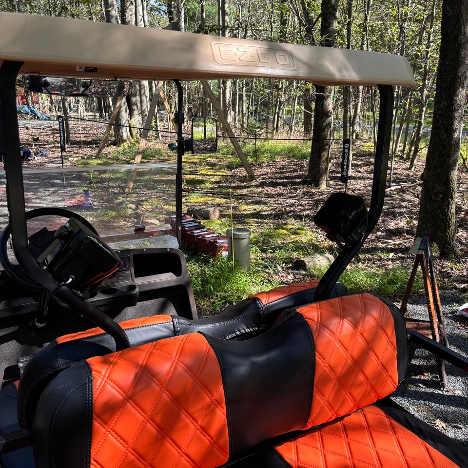 Affordable golf carts rentals near Arrowhead lake by Mad Dog Golf Cart Rentals