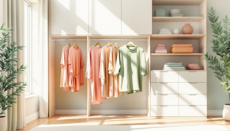 Stockcake sunlit wardrobe interior 1745951368