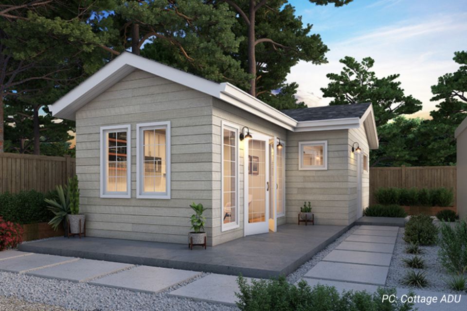 Prefab adu cottage adu