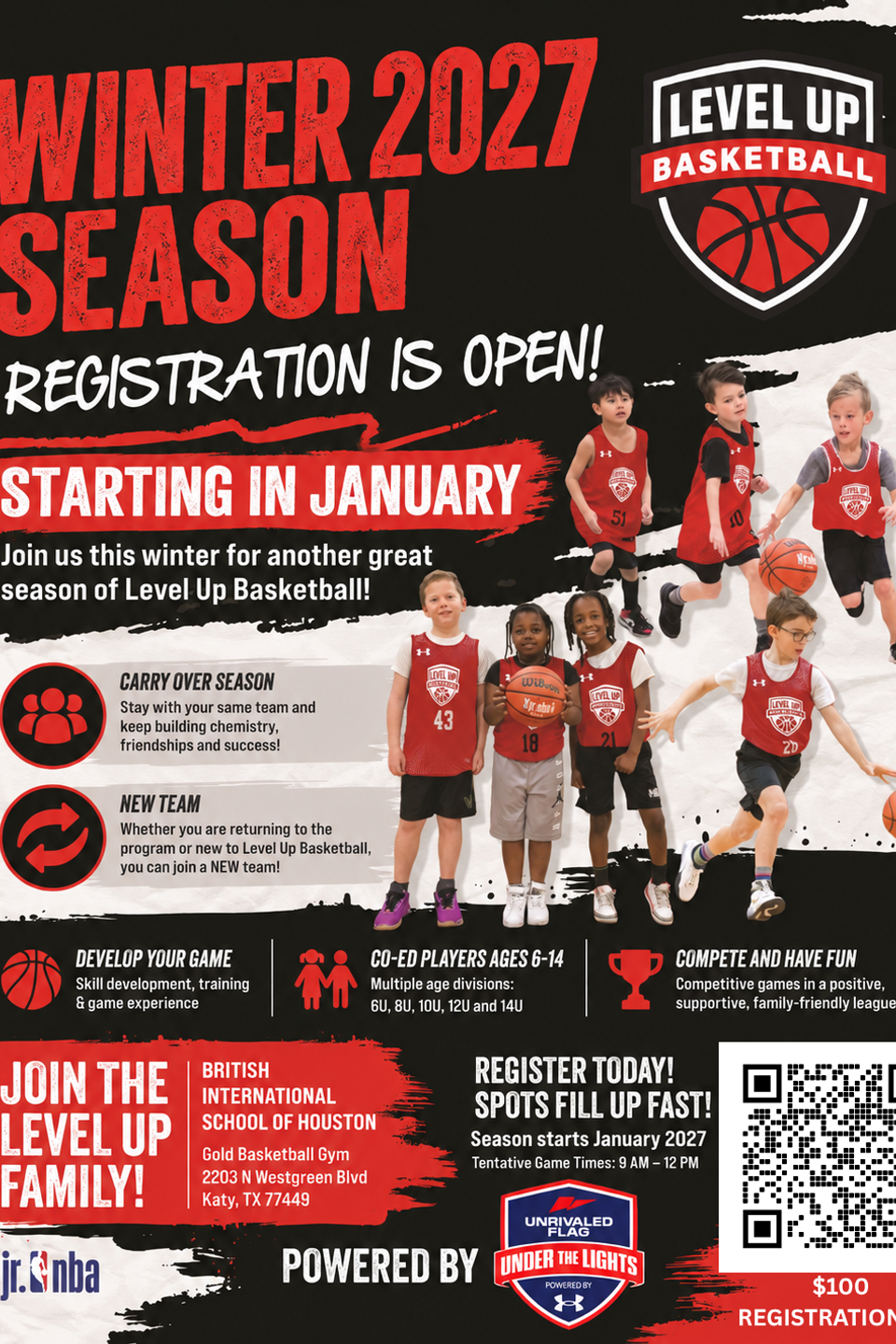  100 registration fee