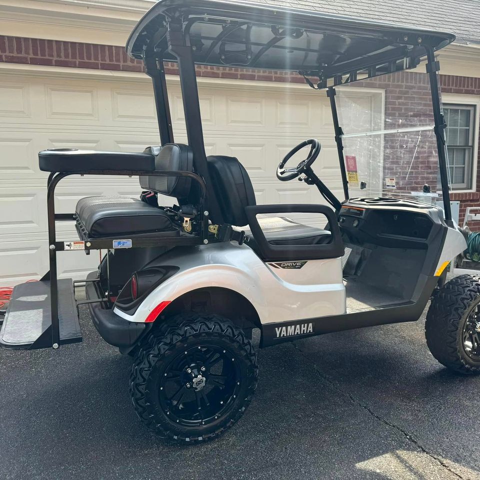 Elite car detialing golf cart after