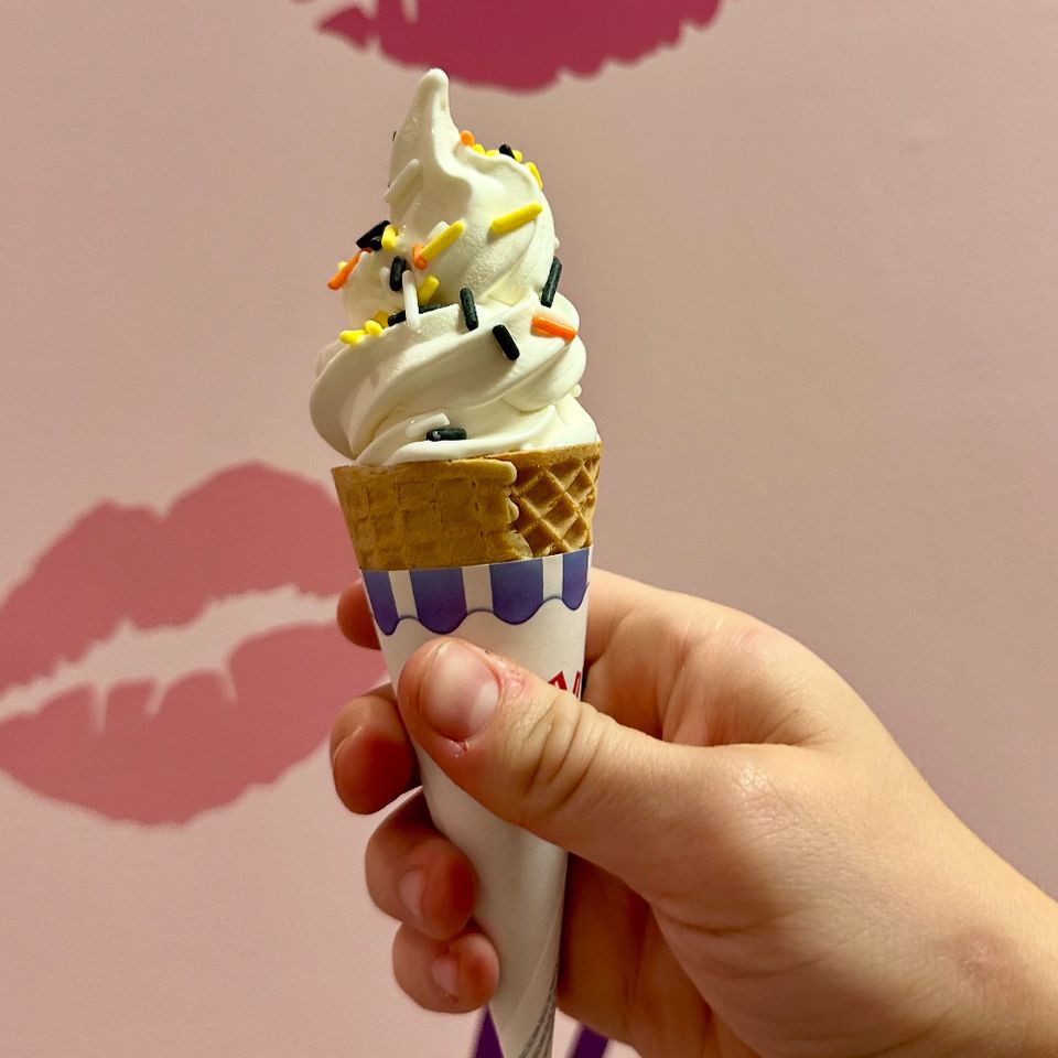 Ice cream cone with sprinkles from Bella Boo