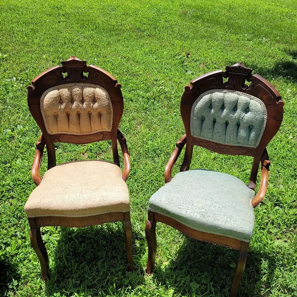 Small victorian side chairs