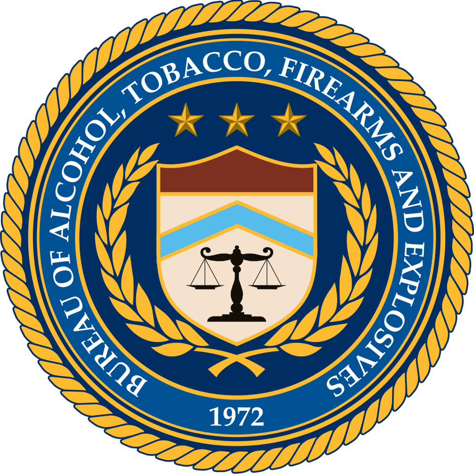 1023px seal of the bureau of alcohol  tobacco  firearms and explosives.svg
