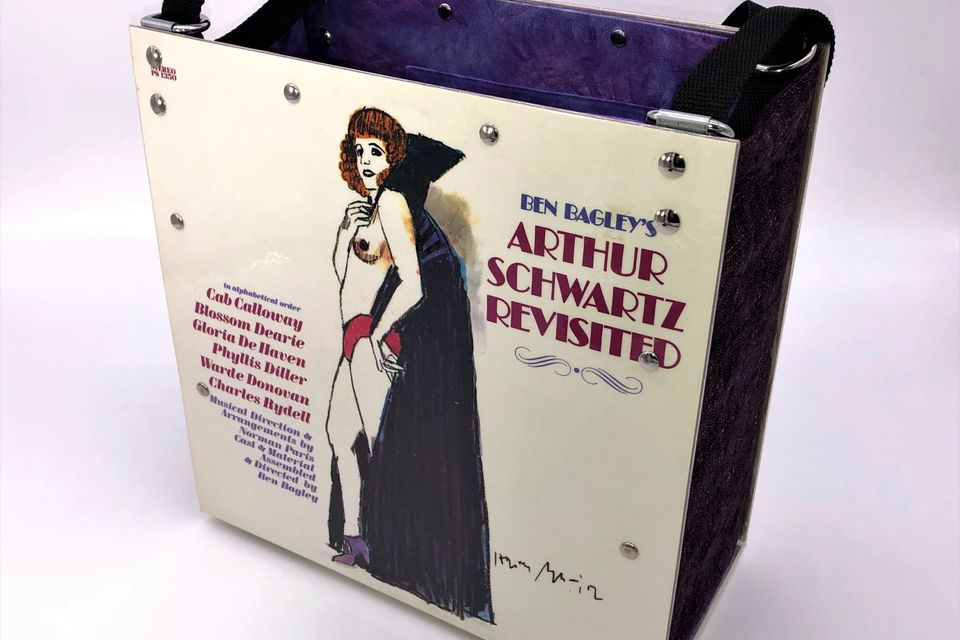Tote ben bagley purple arthur schwartz   back