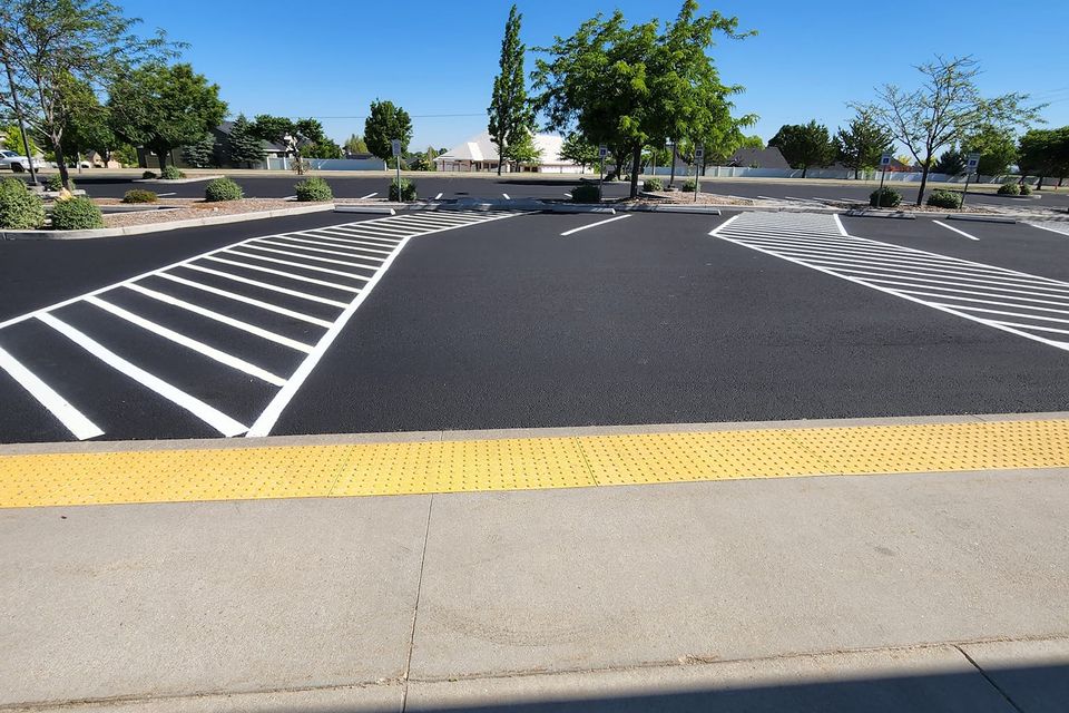 Prime Construction & Asphalt Caldwell ID asphalt striping marking