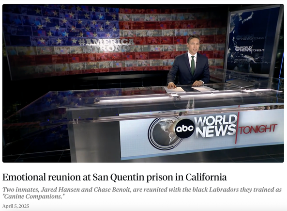 Abc world news san quentin