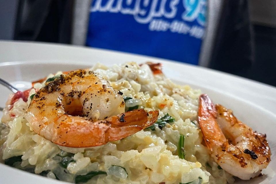 Seafood risotto