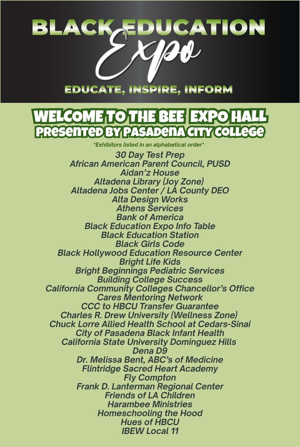 2025 bee vendor hall