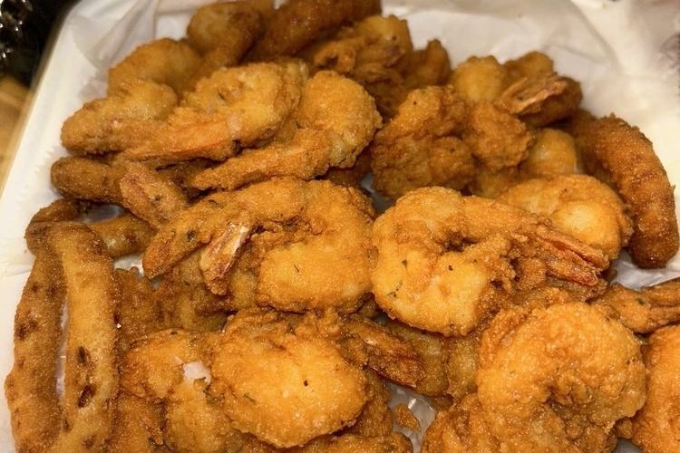 Shrimp dinner wide