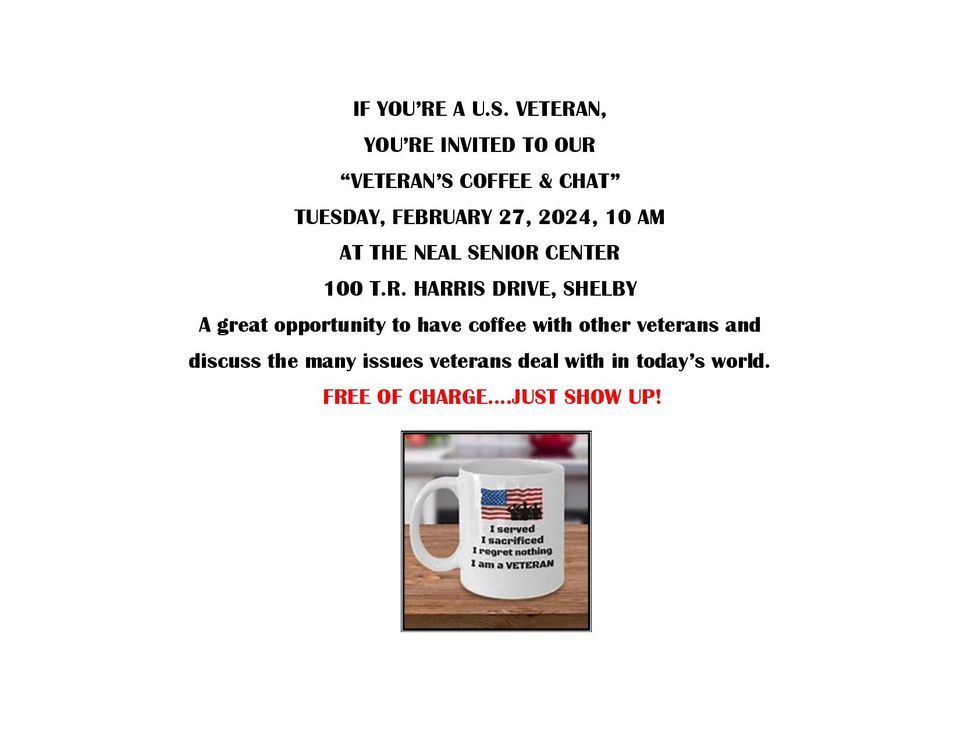Poster veterans coffee   chat feb2024