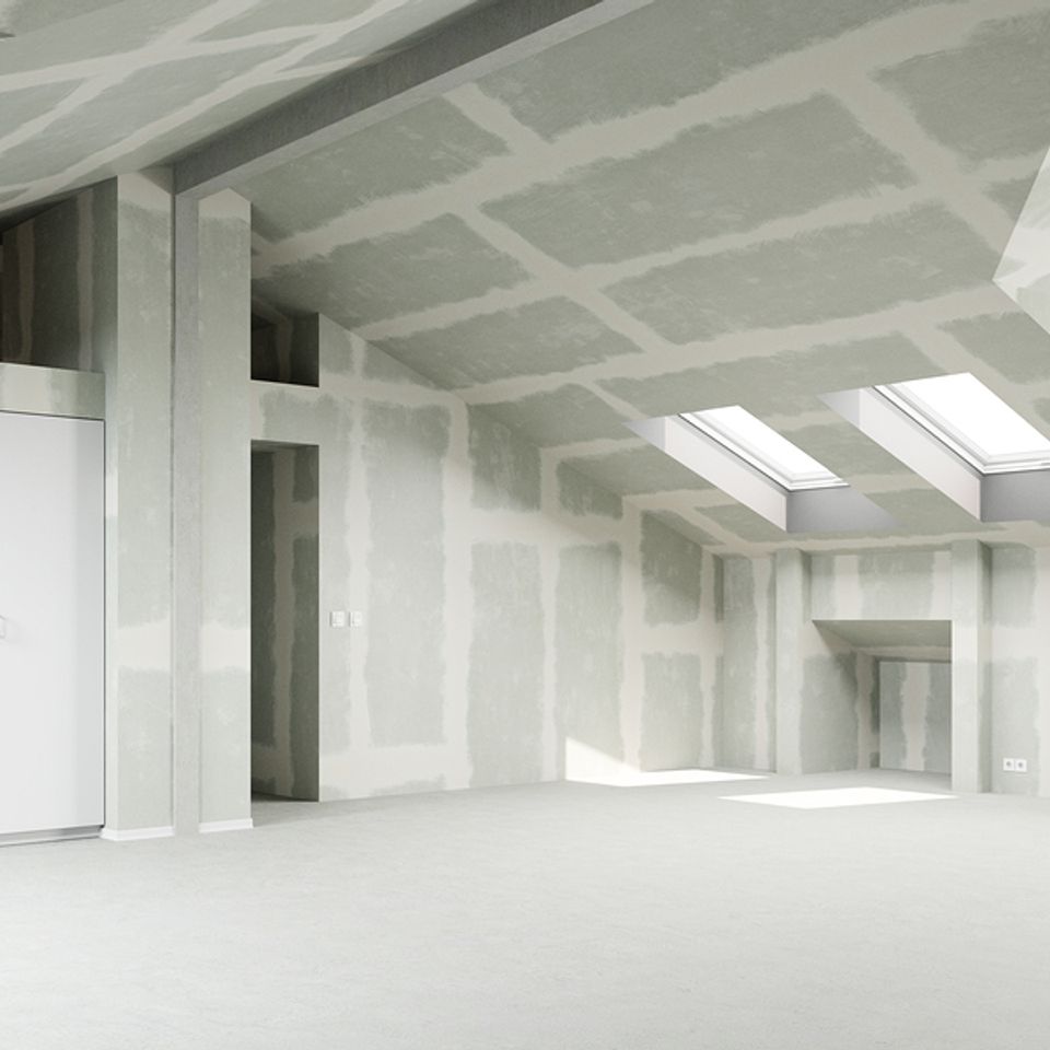Bigstock skinned drywall in the attic o 290427190