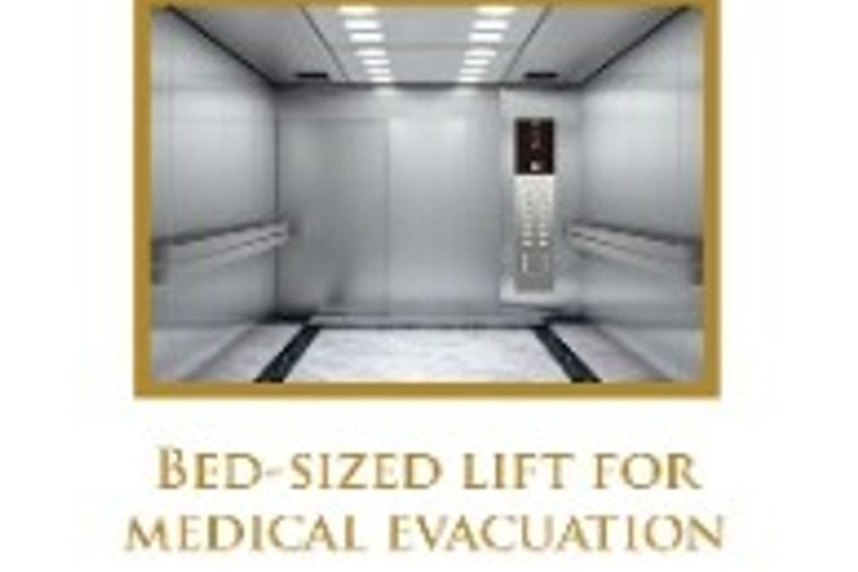 14. bed sized lift for medical evacuation