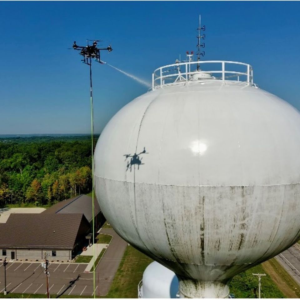 Apellix b1 drone water tower