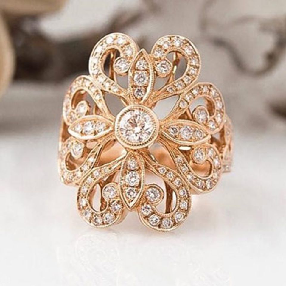 Pretty design rings collection at deangelis jewelers