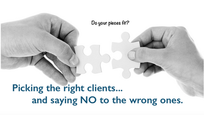 Choosing the right clients