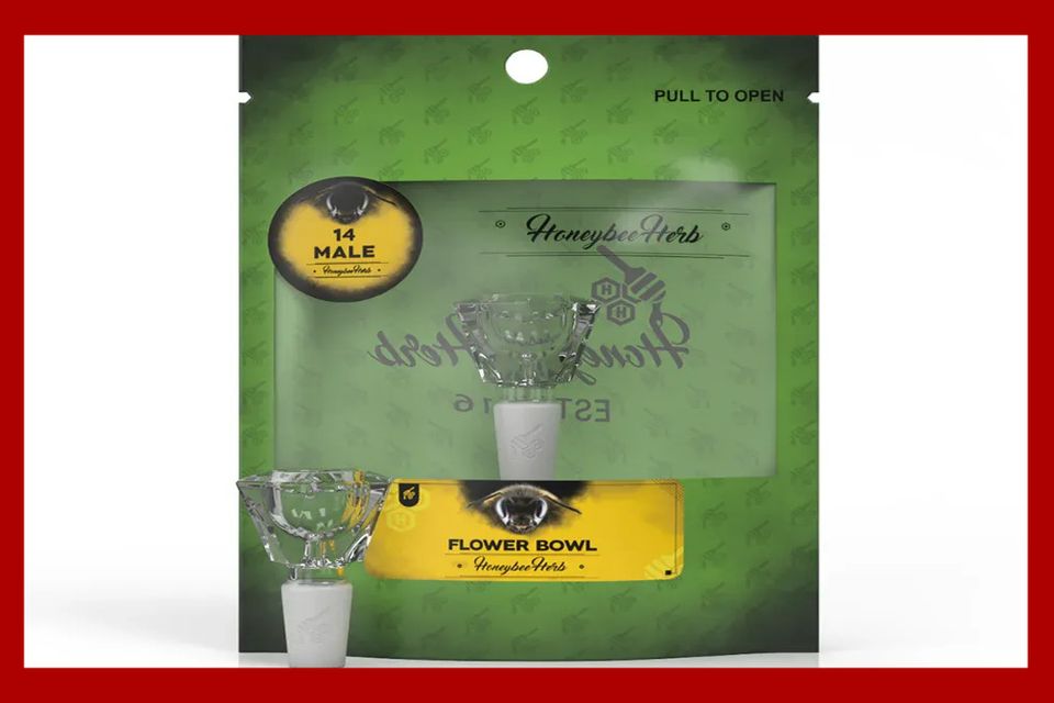 HoneyBee Herb Green Series 14M Rock Clear Bowl Piece