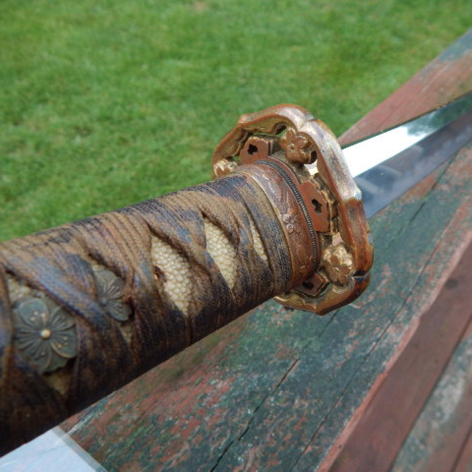 Japanese officer's wwii katana sword scb. signed files1120170912 22493 1aue1sb