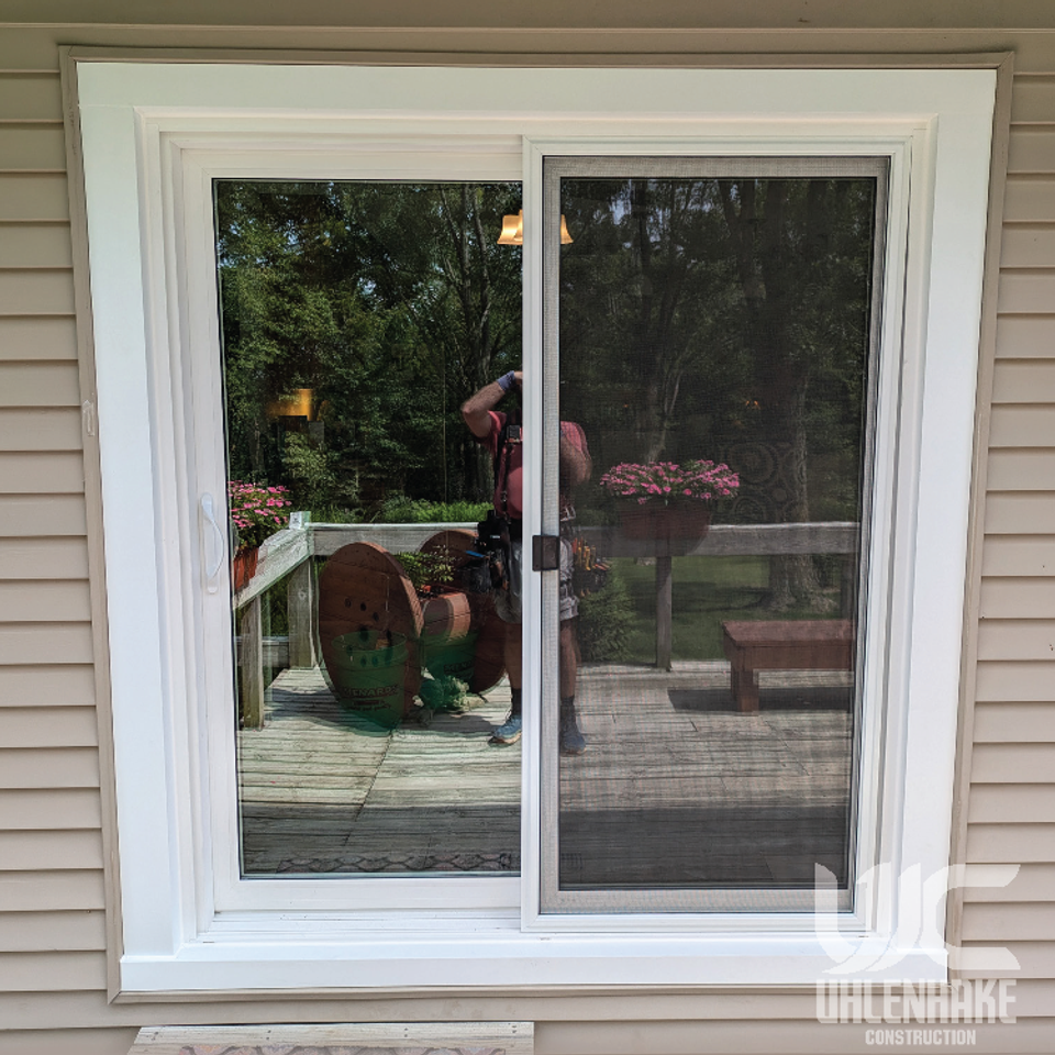 Sliding Glass Door Replacement | Uhlenhake Construction | Moravia IA
