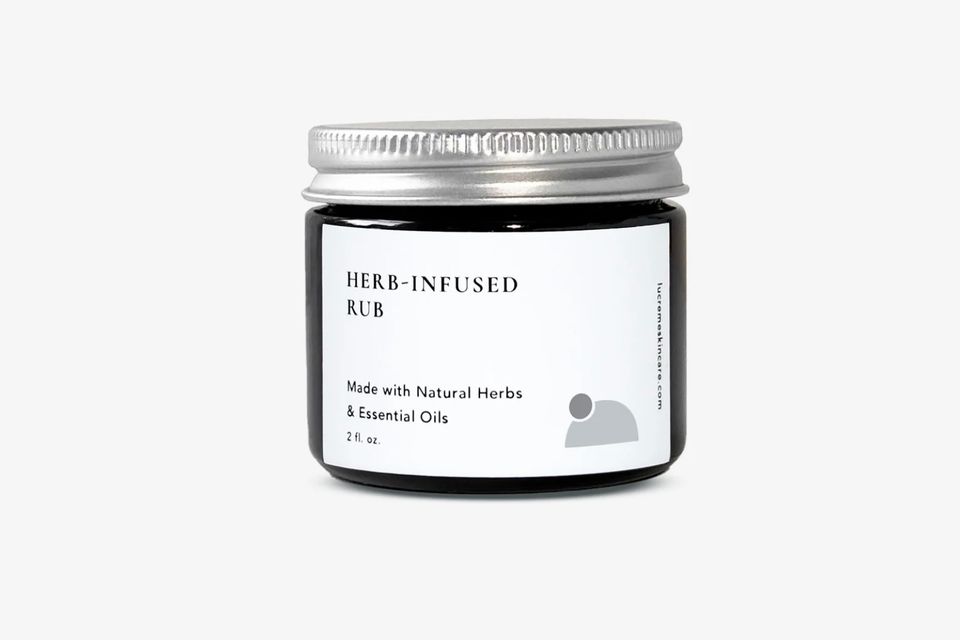 Herb infused rub   herbal balm for pain relief   made with pure essential oils