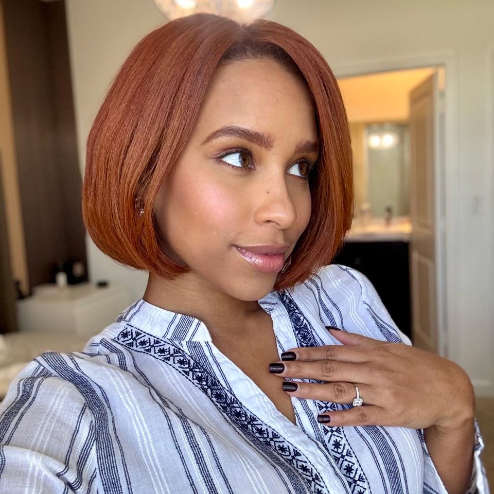 woman portrait with beautiful brown hair