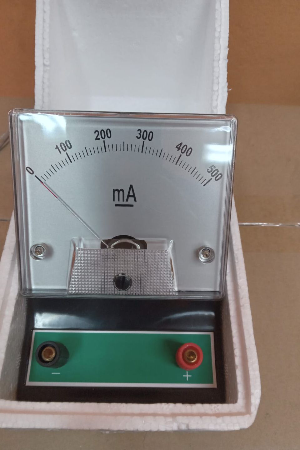 Ammeter  0 500mc dc   10ma