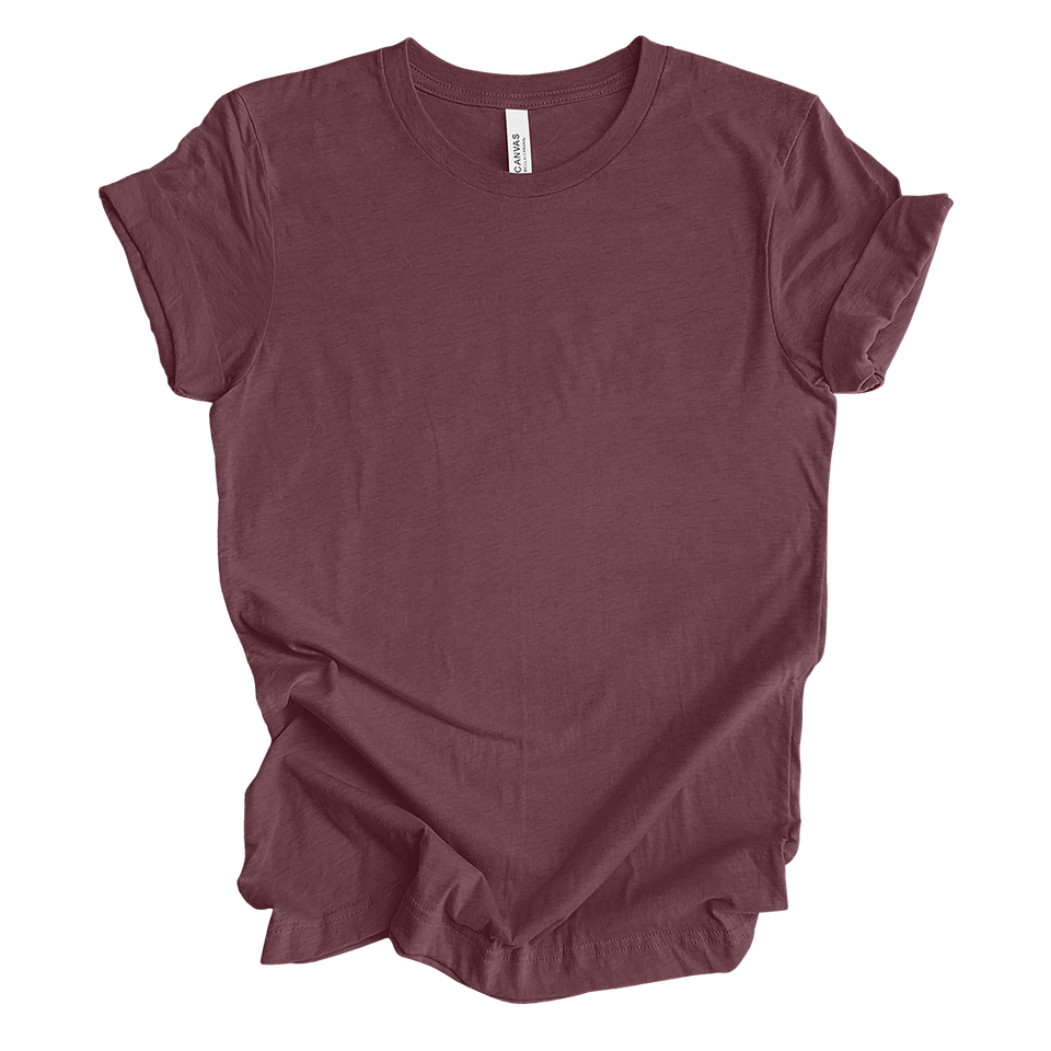 C heather maroon