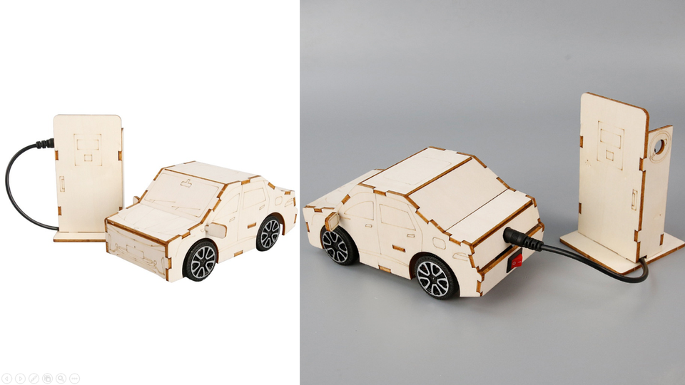 44. okyn g6796 electric vehicle diy assembly kit wooden science project educational toy for kids (1 3)