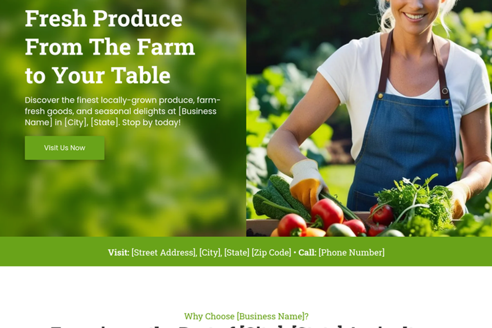 Farm stand