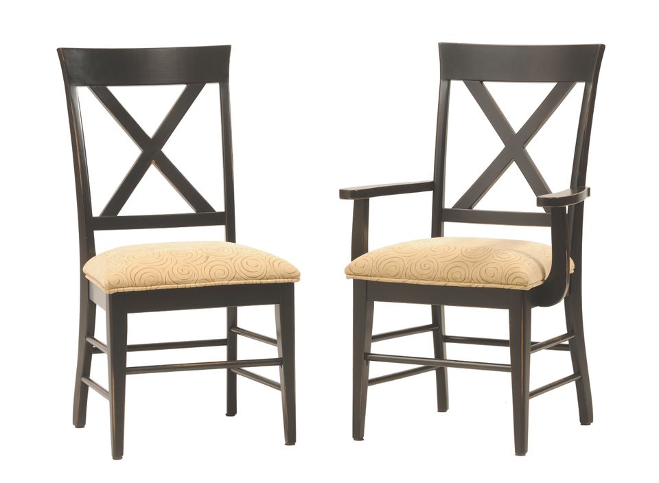 Cd x back chairs 13614 13615