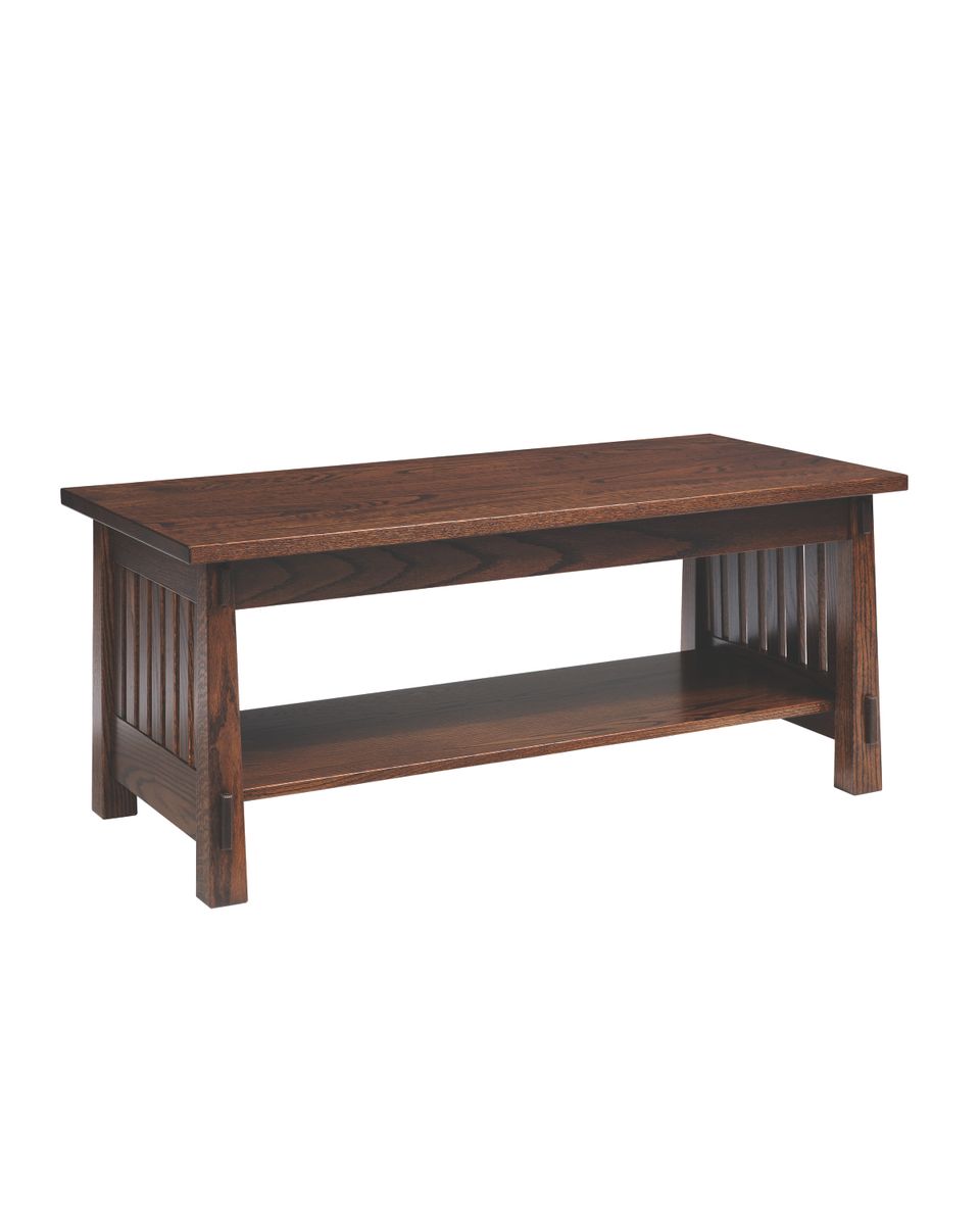 Qf 4575 country mission coffee table