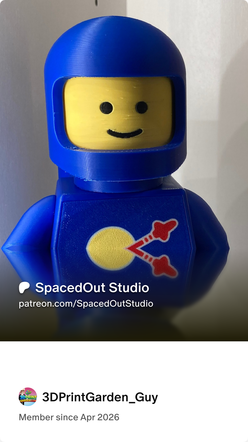 Spacedoutstudio membership card patreon