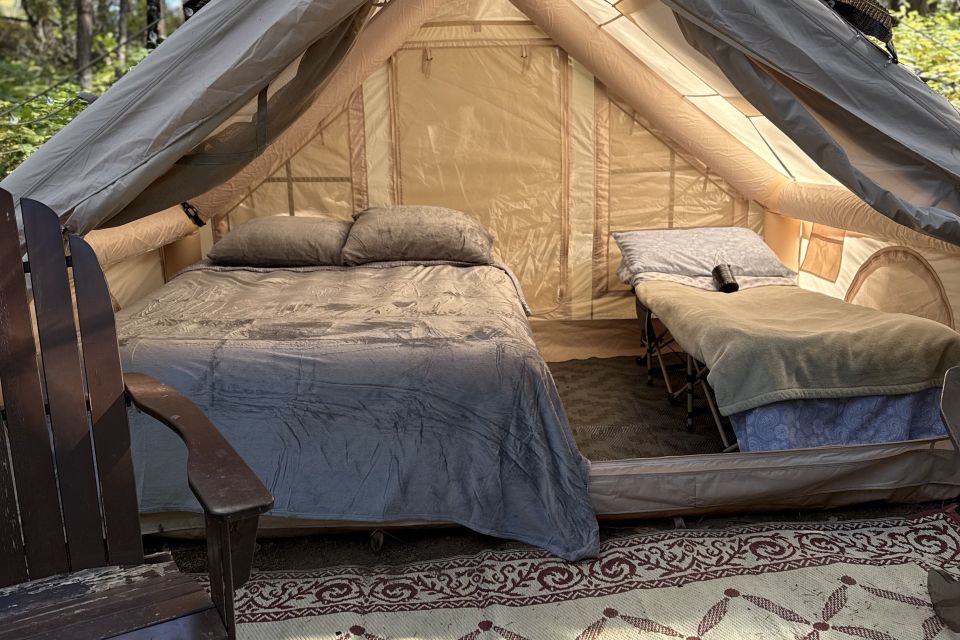 Glamping tent solo